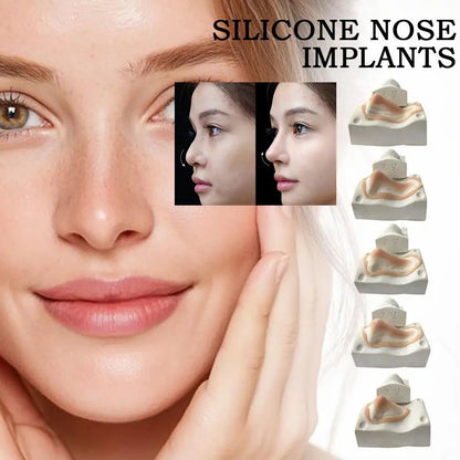 Realistic Silicone Prosthetic Nose & Chin Reusable Hypoallergenic Special Effects Makeup for Cosplay Photography