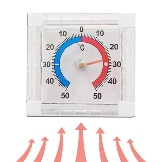 Indoor Outdoor Temperature Gauge Weather Resistant Monitor Temperature Monitor Meter for Backyard Patio Lawn Greenhouse Home