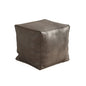 Foot Rest Non-Slip Storage Stool Waterproof Large Capacity PU Leather Ottoman Stackable Square Leather Pouf Tatami 발받침대 스툴