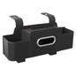Multifunctional Car Organizer with Cup Holder Tissue Box and Hooks Vehicle Seat Back Hanging Storage Box Travel Accessories