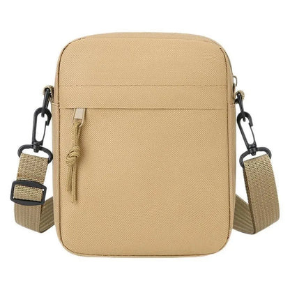 Men's and women's Single Shoulder Bag Crossbody Bags, Solid-Colored Lightweight Mobile Phone Bags for Travel Photography