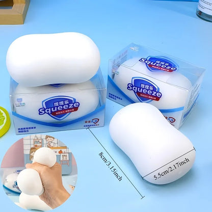 Hot Squishy Soap Party Favors Gifts Simulated Soap Anti-Stress Fidget Toy Squishy Soap Desktop Accessiories Birthday Party Gifts