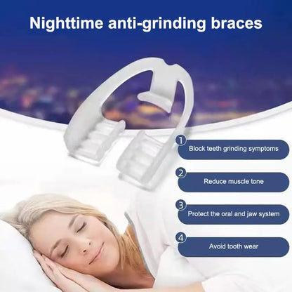 💄1/2/5pcs Bruxism Mouth Guard Sleep Mouthguard Splint Clenching Dental Braces Alignment Trainer Sleep Aid Teeth Protector Tools