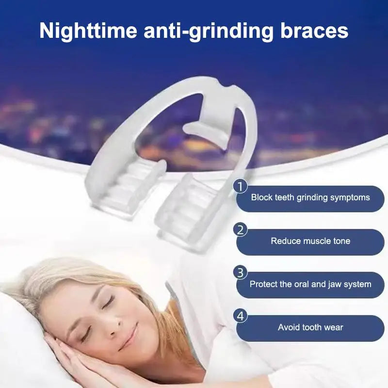 💄1/2/5pcs Bruxism Mouth Guard Sleep Mouthguard Splint Clenching Dental Braces Alignment Trainer Sleep Aid Teeth Protector Tools