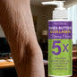YUITIKUE 5X Shea Butter Firming Cream 150g - For Multi-Body Sculpting, Tightens, Moisturizes & Glows, Workout Enhancer
