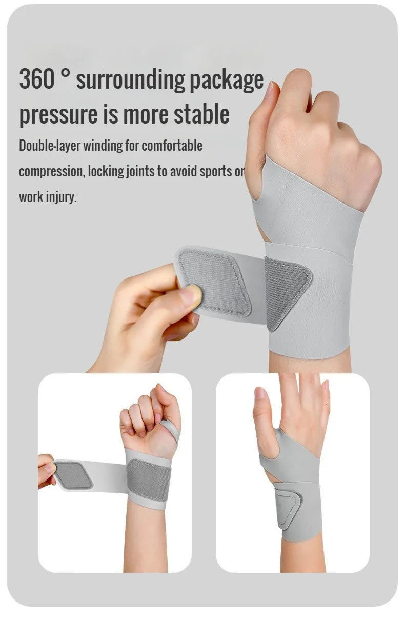 Fixed Spandex Sport Wrist Guard Wrist Sprain Tendonitis with Fastener Tape Wristband Ultra Thin Joint Brace  Fitness Sports Wrap
