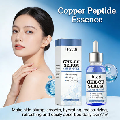 Copper Peptide Facial Serum Anti Wrinkle Remover Antioxidant Skin Rejuvenating Barrier Repair Brighten Skin Tone Skin Cosmetics