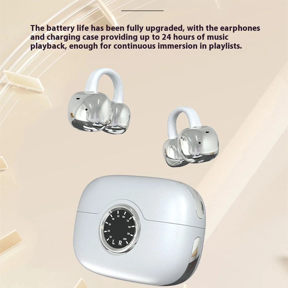 A80 Newest AI Translation Headphones Wireless Bluetooth 6.0 Earbuds 164 Languages Real-Time Translator Noise Cancelling