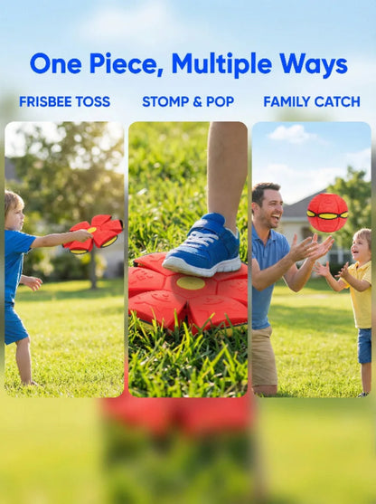 Flying UFO Throw Disc Ball – Outdoor Garden Basketball Game Toy for Kids, Flat Throw Flying Disc Fun Activity Toys