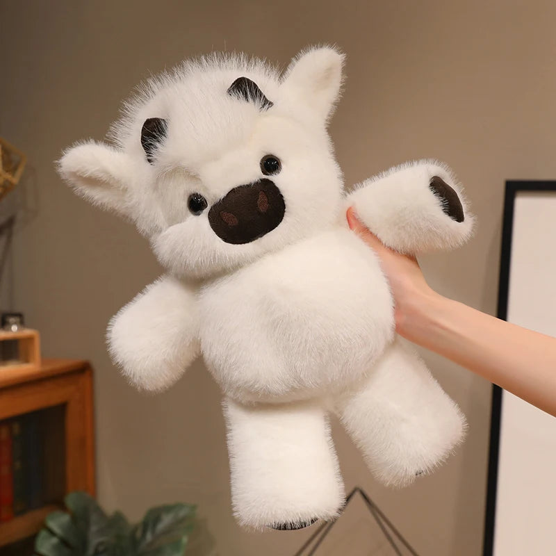 Creative Run Fast Series Plush Toys Cartoon Stuffed Animal Soft Cute West Highland calf Babys Appease Doll Pendat for Kid Gifts