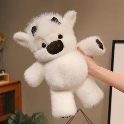 Creative Run Fast Series Plush Toys Cartoon Stuffed Animal Soft Cute West Highland calf Babys Appease Doll Pendat for Kid Gifts