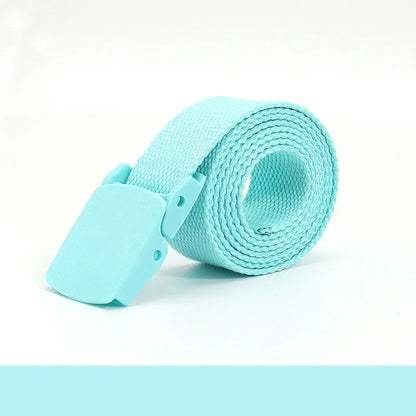 Colorful Canvas Tactical Belt Unisex Fashion Casual Luxury Trend Jeans Accessories Youth Nylon Girdle Cute Kids Hunting Belt