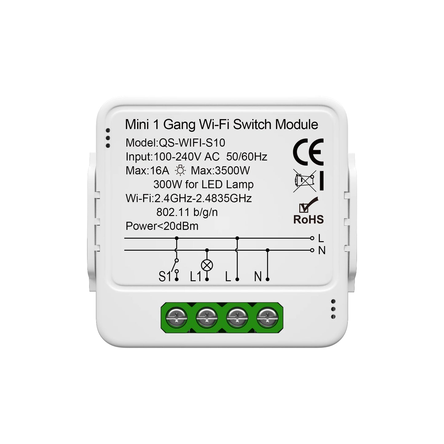 Tuya Smart WiFi Switch 1/2/3 Gang Smart Home Light Switch Breaker Neutral Wire Required Remote App Timer Work with Alexa Google