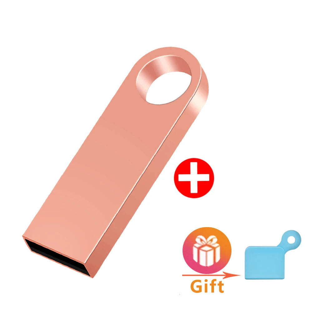 Metalowy pendrive USB 2.0 64GB Kreatywny Pendrive USB 2.0 Szybki Pendrive z możliwością personalizacji logo i zdjęć