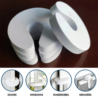 6Pcs Door Finger Pinch Guards Baby Proof Doors Slam Stopper Extra Soft Foam Protectors Child Safety Baby Safety Finger Protect
