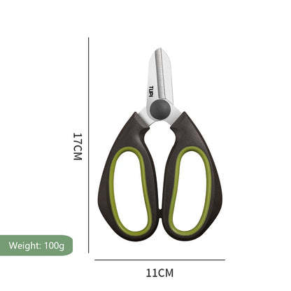 Gardening Scissors Pruning Shears, Florist Snips for Plants Flowers, Stainless Steel Blade, Grafting Trimming Tool for Garden