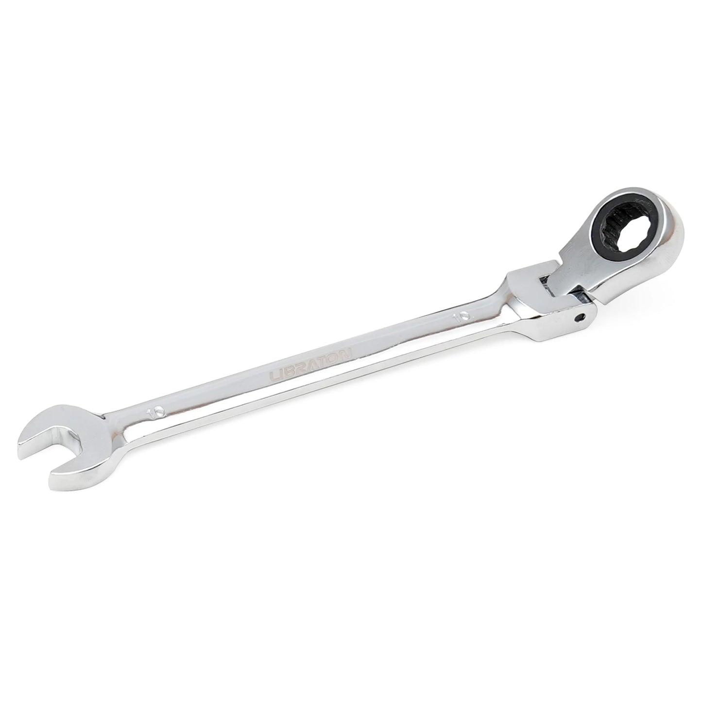LIBRATON1pc Ratchet Wrench 6mm-19mm, Ratcheting Flexible Head Wrench Set, Reversible Spanner Hand Tool, 72-Tooth Allen Wrench