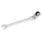 LIBRATON1pc Ratchet Wrench 6mm-19mm, Ratcheting Flexible Head Wrench Set, Reversible Spanner Hand Tool, 72-Tooth Allen Wrench