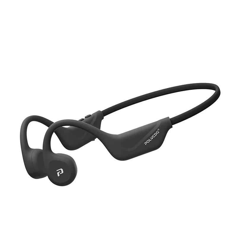 Słuchawki rowerowe z otwartym przewodnictwem kostnym POLVCDG Bluetooth 5.4 Słuchawki sportowe do biegania na świeżym powietrzu X1