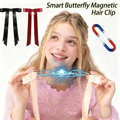 Magnetyczna spinka do włosów Motyl dla Kobiet Dziewcząt, Inteligentna, Nie Niszczy Włosów, Mocne Utrwalenie, Innowacyjne Akcesoria do Włosów, Prezent