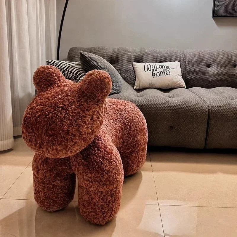 Modern creative single sofa ornament gift living room chairs Design Relaxing chair home furniture lint Pony stool chair