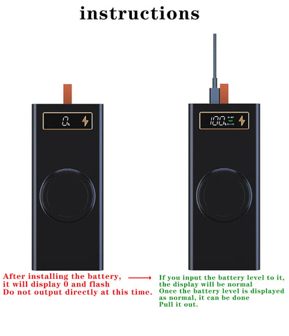 40*18650 DIY Power Bank Case Batteries Power Box Regular/PD Camping light Version Power Bank Shell  Batteries Power Shell