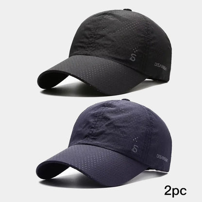 Oryginalny design Czapka do biegania Cienka Szybkoschnąca Oddychająca z daszkiem Kaczka Outdoor Męska Przeciwsłoneczna Letnia Wędkarstwo Czapka Baseballowa