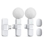 New Wireless Lavalier Microphone Portable Audio Video Recording Mini Microphone for  Android PC Camera Live Gaming Phone