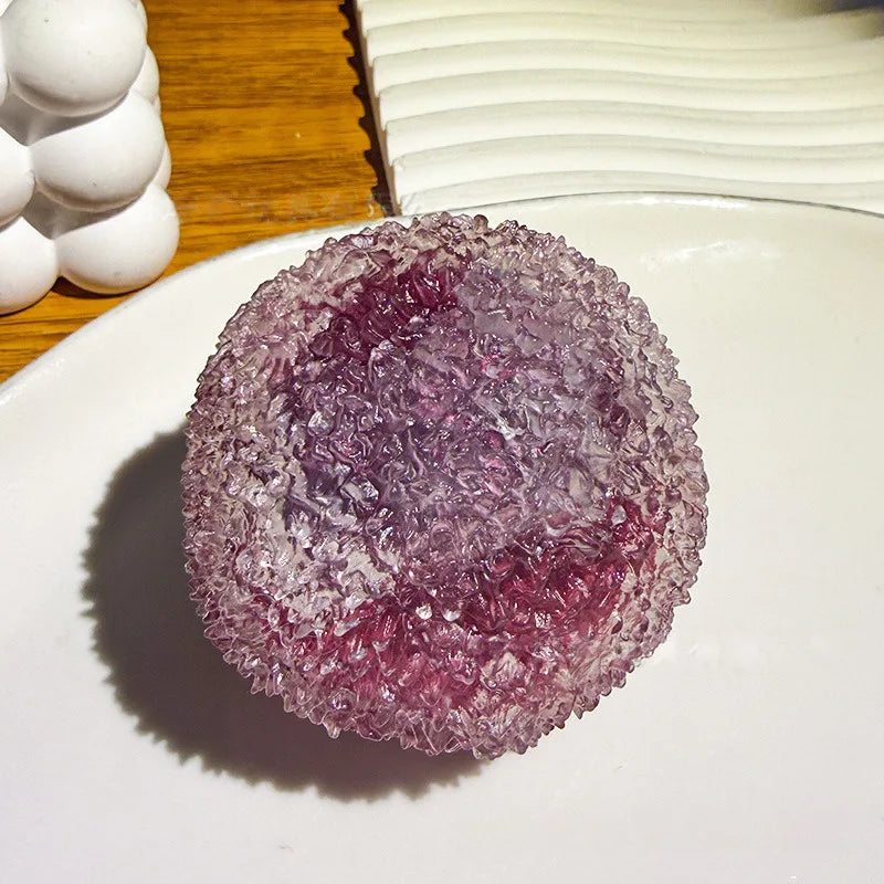 Slushy Bayberry Shapeable Stress Squeeze Ball Non‑Rebound Squishy Fidget Toy ASMR Rustling Sound Anti‑Stress Decompression Toy