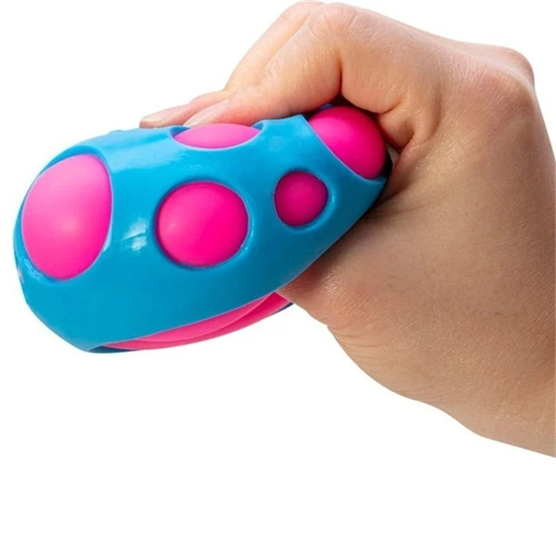 Schylling Groovy Needoh Mushroom Squishy Toy Soft Dough Squeeze Ball Tactile Sensory Fidget Toy Stress Relief Decompression Vent