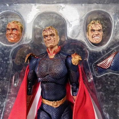 Homelander The Boys No 269 151 Battle Damaged Articulated Action Figure Collectible Model Desktop Ornament Adult Collectors Toy