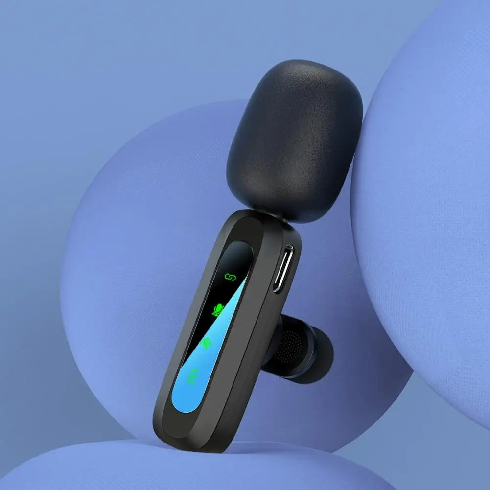 Professional Wireless Lavalier Microphone For Smartphones, Computers and Cameras, Plug and Play,Type-C Port 1-2