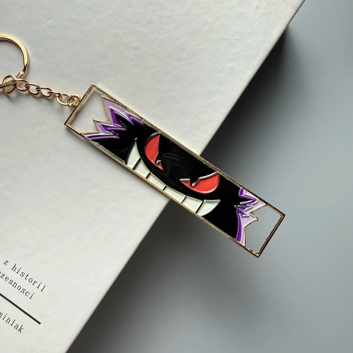 Anime Metal Hollow Out Keychains Bookmark Cute Jet Manga Fashion Bag Key Tag Jewelry Accessory Key Ring Holder Gift Anime