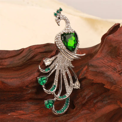Baroque Luxury Peacock and Phoenix Design Brooches for Men and Women, Jewelry, Fashion Accessories, and Party Gifts