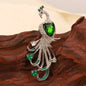 Baroque Luxury Peacock and Phoenix Design Brooches for Men and Women, Jewelry, Fashion Accessories, and Party Gifts