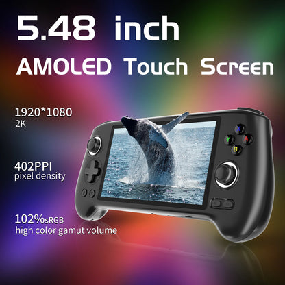 ANBERNIC RG556 Handheld Games Console 5.48'' AMOLED 1080*1920 Screen Android 5500mAh Portable Video Games Player AI Assistant