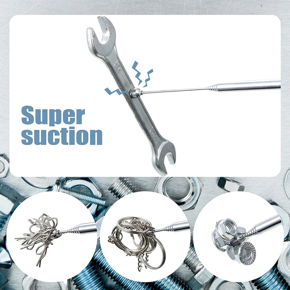 Mini Portable Telescopic Magnetic Magnet Pen Handy Tool Capacity For Picking Up Nut Bolt Extendable Pickup Rod Stick