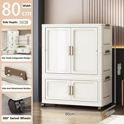 Folding Storage Cabinet Multi-Scene Closet Organizer - Home Organization Solution