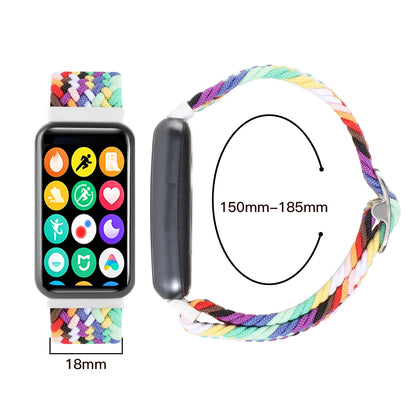 do paska Redmi Watch 4 Akcesoria Regulowany sportowy elastyczny nylonowy pleciony zamienny pasek correa bransoletka Miband 8 pro band