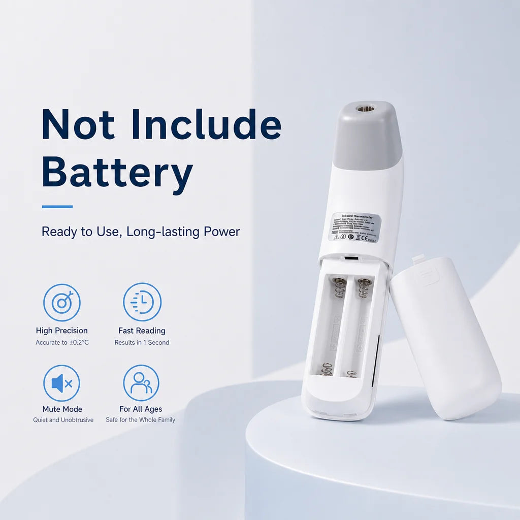 Yasee Backlit LCD Forehead Thermometer ℃℉ Non-contact Human Body Room Temperature Meter Electronic Medical Baby Adult Fever Cold