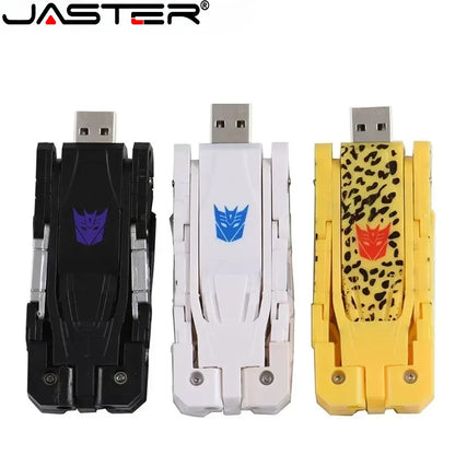 Transformers Pen Drive 128GB Real Capacity U Disk Memory Stick Creative Gift Flash Drives 64GB 32GB 16GB for Children USB Stick