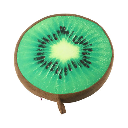 Cartoon Fruits Print Round Bar Chair Cushion Cover Anti-Slip Seat Cushion Slipcover Soft Stool Cushion Covers For Living Dining