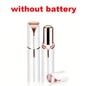 1-Pack Women Electric Lipstick Shaped Portable Trimmer Painless Effective Facial Hair Removal for Shaving Beauty Shaver Tool