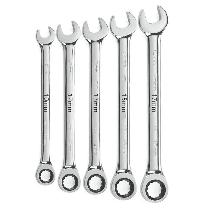 Ratchet Metric Wrenches Torque Universal Spanners for Car Repair Hand Tools l key tool set