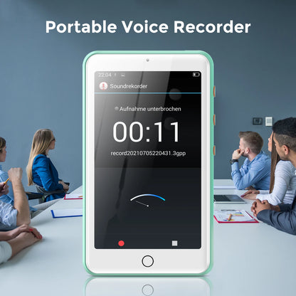 mp3 player bluetooth and wifi, MP3/MP4 music player with video, speakers, FM radio, eBooks, capacity up to 512 GB
