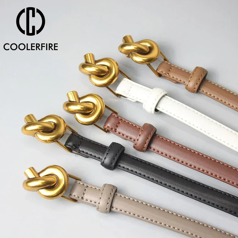 Belts for Women Luxury Fashion Women’s Designer Belts Black White Brown Women's Trousers Jeans Belt Dress Belt Waist Belt CY08