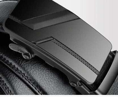 New Men's Belt PU Leather Belt Business High Quality Fashion Male Belt Automatic Buckle Belt for Popular