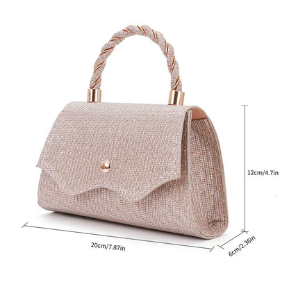Handbag, Fashionable Makeup Handbag, Single-shoulder Crossbody Bag, Wedding Bridesmaid, Party and Dinner Bag Purses Handbags