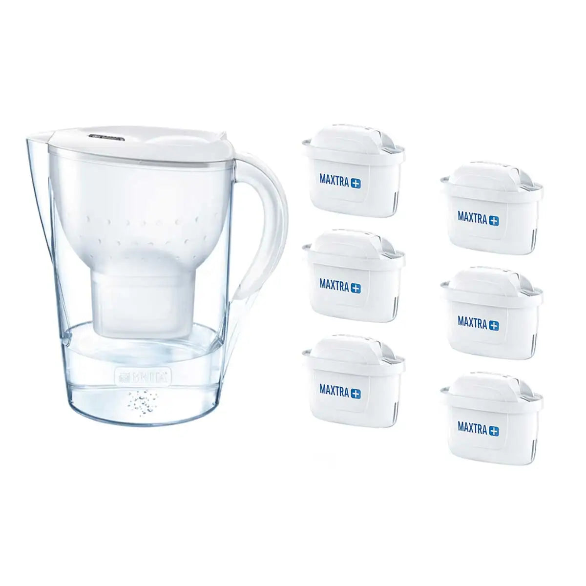 BRITA Oczyszczacz wody 3.5L Domowy dzbanek filtrujący wodę z wkładem filtrującym Dzbanek filtrujący wodę Seria Marella Ocean