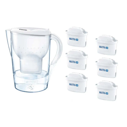 BRITA Oczyszczacz wody 3.5L Domowy dzbanek filtrujący wodę z wkładem filtrującym Dzbanek filtrujący wodę Seria Marella Ocean